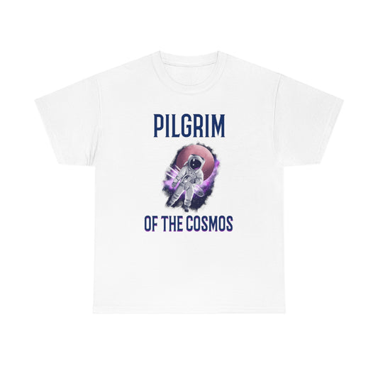 Pilgrim of Cosmos Astronaut Unisex Heavy Cotton Tee