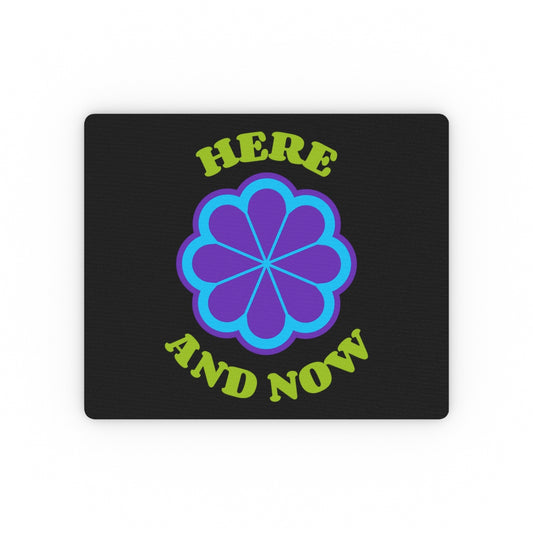 Here and Now Flower Rectangular Mouse Pad