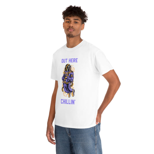 Chill Space Astronaut Unisex Heavy Cotton Tee